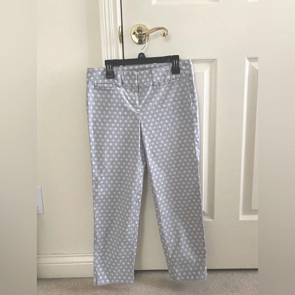 Ann Taylor Pattern Crop Pant